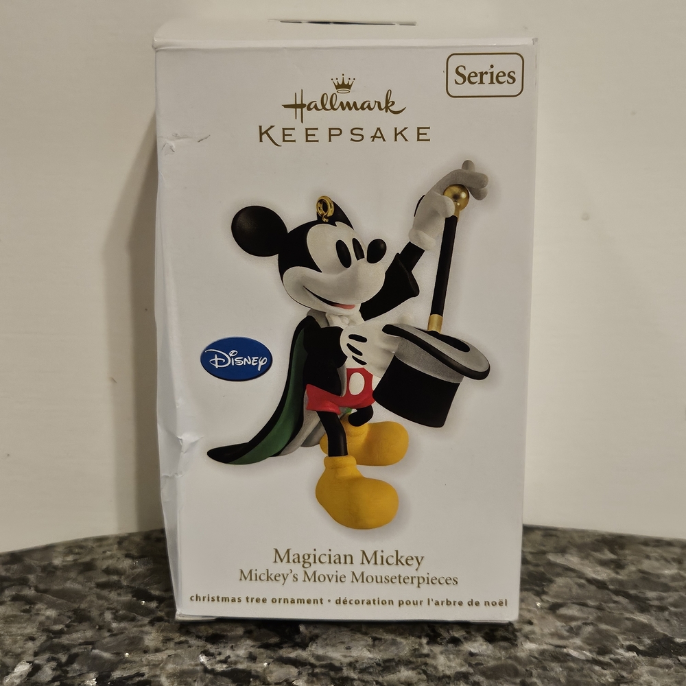Hallmark Disney Magician Mickey Mickeys Movie Masterpieces Keepsake Ornament